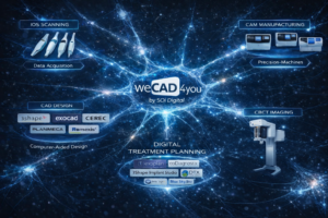 Conceptual diagram the understand the digital workflow web as a central nervous system lead by human intelligence, using all the tools of artificial intelligence available nowadays.